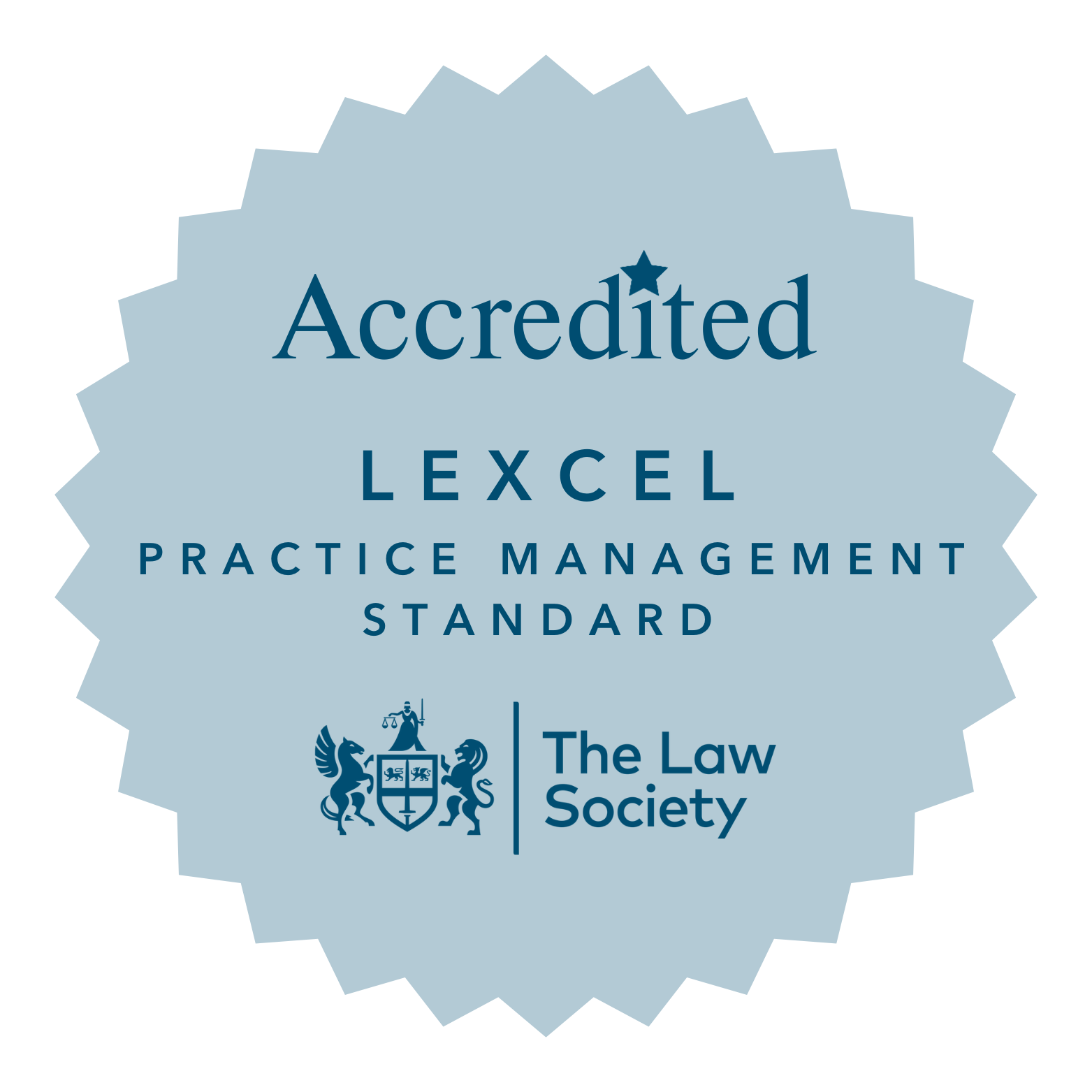 New Lexcel accreditation logo